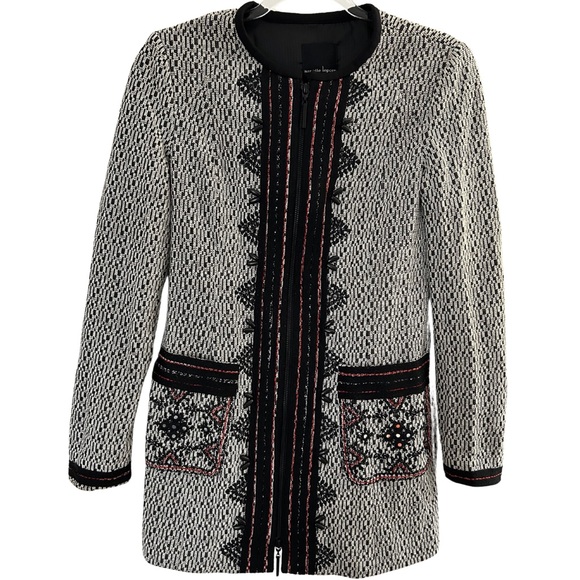 Nanette Lepore Jackets & Blazers - Nanette Lepore Beaded Long Jacket
